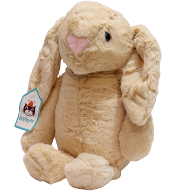 عروسک خرگوش جلی کت (jellycat) اورجینال کرمی 30 سانتی متر -اسباب بازی
